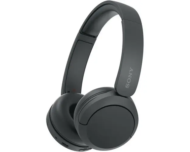 Casti Stereo Sony WH-CH520B, Wireless, Bluetooth, Microfon, Multipoint connection, Quick Charge, Autonomie 50 ore (Negru)