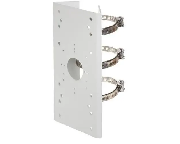 Suport de montaj pe stalp Hikvision DS-1275ZJ-Y, dimensiuni: 67- 127 m, greutate: 1480 g