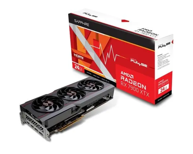 Placa video AMD Sapphire Radeon™ RX 7900 XTX PULSE, 24GB GDDR6, 384-bit
