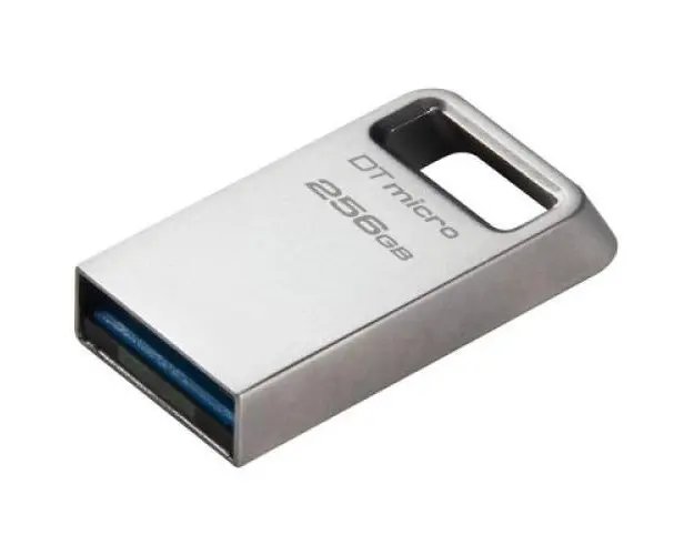 Stick USB Kingston Data Traveler, 256GB, Metal, USB 3.2 Gen. 1 (Argintiu)