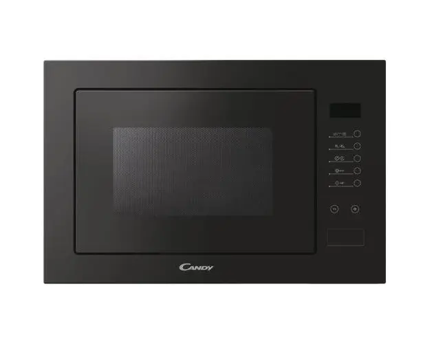Cuptor cu microunde incorporabil Candy MICG25GDFN, 25 L, 900 W, Grill, Timer, Child lock, Afisaj digital, 8 trepte (Negru)
