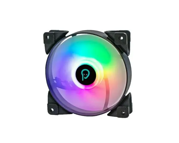 Ventilator Spacer 120x120x25 mm ARGB light diferite setari ale jocului de culori, conector 4-pin