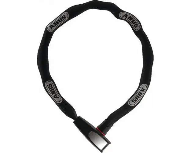 Lacat antifurt pentru biciclete, Abus Steel-O-Chain 6100T 6X1000 mm (Negru)
