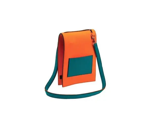 Geanta Umar Nfun Trendy, S/M (Portocaliu/Turcoaz)