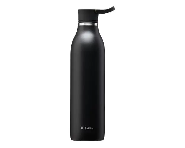 Sticla inox Aladdin, 600ml, inchCityloop Thermavacinch (Negru)