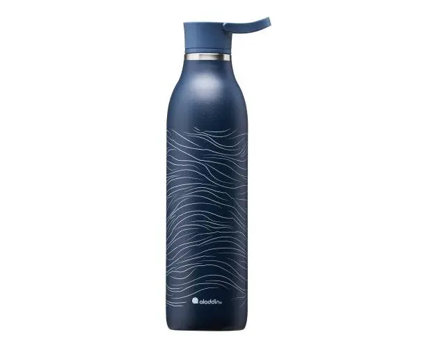 Sticla inox Aladdin, 600ml, inchCityloop Thermavacinch (Albastru)