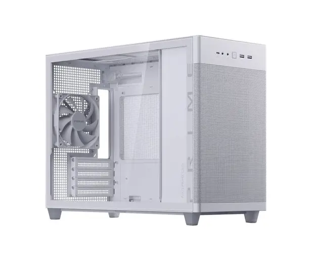 Carcasa Asus AP201 PRIME WHITE, Tempered Glass (Alb)