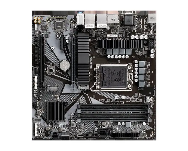 Placa de baza Gigabyte Q670M D3H LGA1700, 4x DDR4, 1x D-Sub, 1x HDMI, 1x DisplayPort, 2x PCIe 4.0 x16, 1x PCIe 3.0 x1, 2x M.2, 4x SATA 6Gbps, mATX
