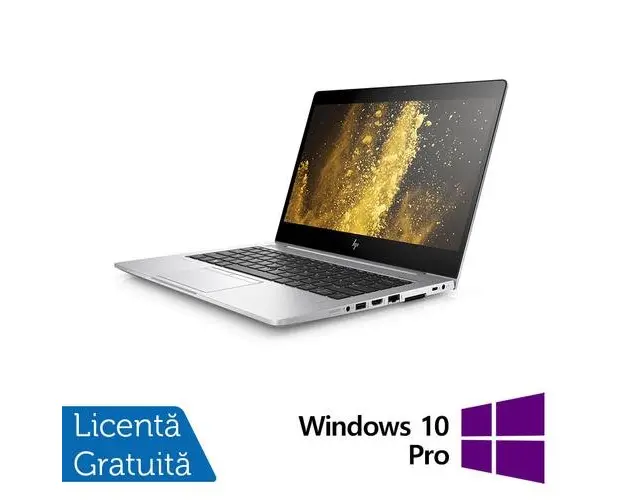 Laptop Refurbished HP EliteBook 830 G5, Intel Core i5-8250U 1.60-3.40GHz, 8GB DDR4, 240GB SSD, 13.3 Inch Full HD IPS, Webcam + Windows 10 Pro