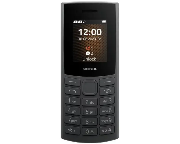 Telefon mobil Nokia 105 4G (2023), Dual Sim, 4G (Negru)