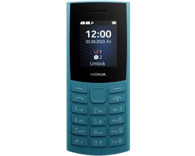 Telefon mobil Nokia 105 4G (2023), Dual Sim, 4G (Albastru)