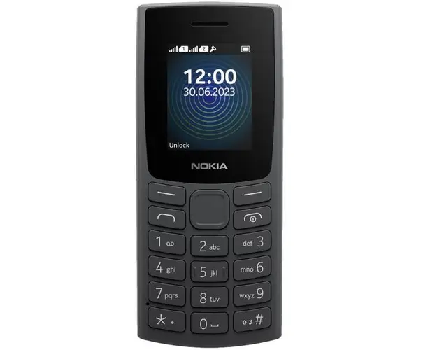 Telefon mobil Nokia 110 (2023), Dual SIM (Negru)