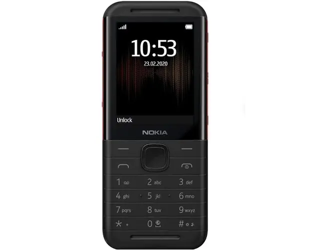 Telefon mobil Nokia 5310 (2024), Ecran IPS LCD 2.8inch, 2G, Dual SIM (Negru/Rosu)