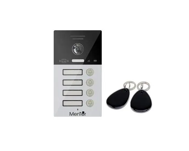 Unitate exterioara VideoInterfon Smart Mentor SY056 WiFi POE Card acces 4 familii 1.3MP HD IP65 IR difuzor microfon