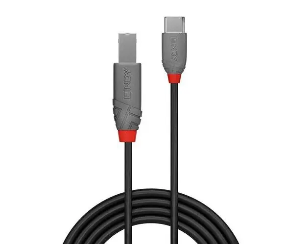 Cablu imprimanta Lindy LY-36942, 2m, USB 2.0 Tip A - Tip B