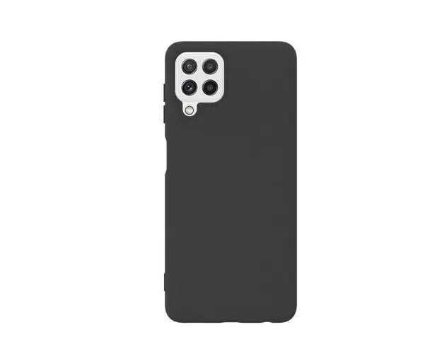 Husa Silicon Lemontti Soft Slim compatibil cu Samsung Galaxy A22 4G (Negru)