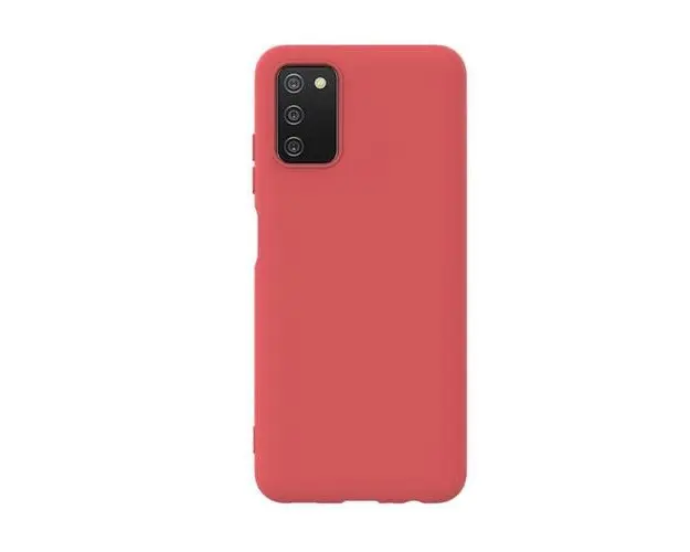 Husa Lemontti Silicon Soft Slim compatibila cu Samsung Galaxy A03s (Rosu)