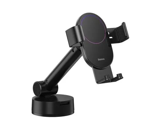 Suport Auto 2 in 1 Baseus Gravity, prindere la sistemul de ventilatie sau de bord, Negru