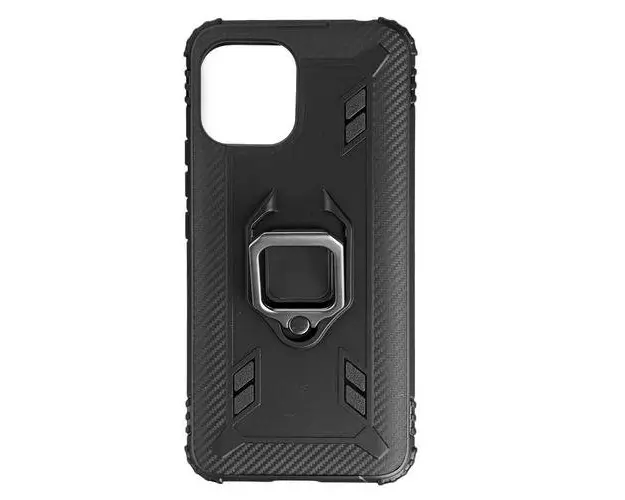 Carcasa Lemontti Milin Ying compatibila cu iPhone 12 Pro Max (Negru)