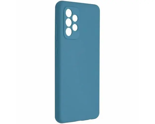 Husa de protectie Lemontti Silicon pentru Samsung Galaxy A73 5G (Albastru inchis)