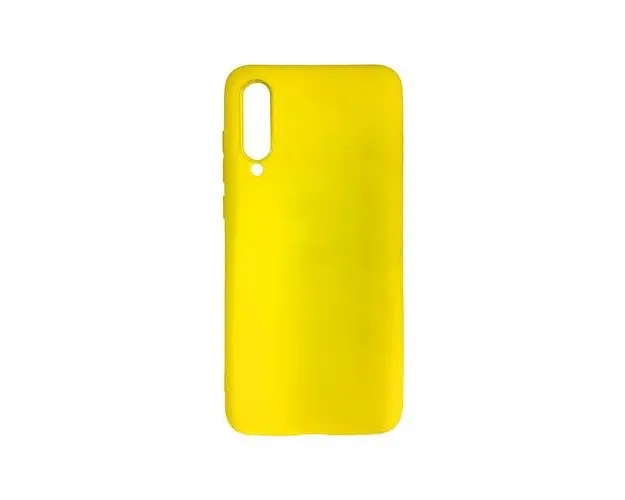 Husa Silicon Lemontti Silky compatibila cu Xiaomi Mi 9 Pro 5G (Galben)