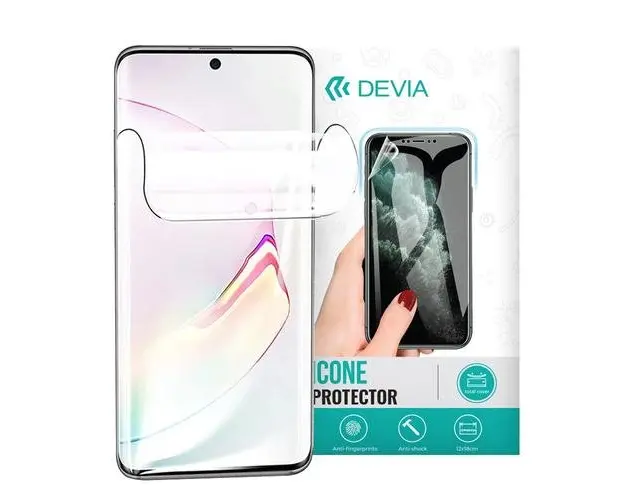 Folie Devia Silicon compatibila cu Huawei P Smart (2019)