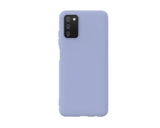 Husa Lemontti Silicon Soft Slim compatibila cu Samsung Galaxy A03s (Mov)
