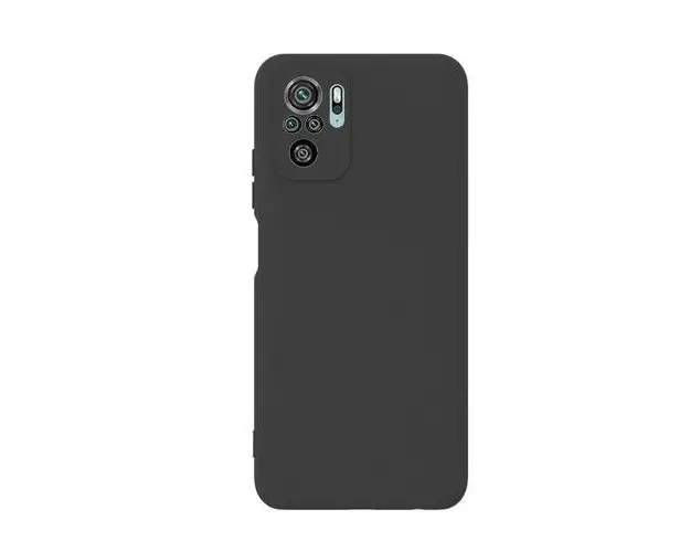 Husa Silicon Lemontti Soft Slim compatibila cu Xiaomi Redmi Note 10s 4G (Negru)