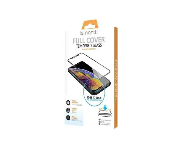 Folie Sticla Lemontti Full Fit compatibila cu Xiaomi Redmi Go (Negru)