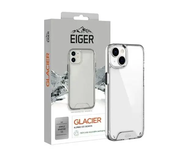 Husa Eiger Glacier Case compatibila cu iPhone 13 / 14 Clear, shock resistant