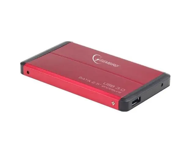 Rack Gembird EE2-U3S-2 Red, 2.5', USB 3.0