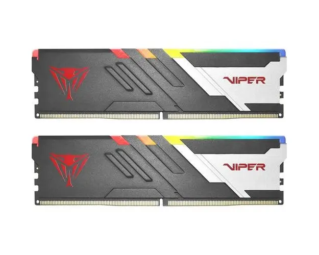 Memori Patriot VIPER VENOM RGB 32GB (2x16GB) DDR5 6200 MHz CL40 1.35V Dual Channel Kit