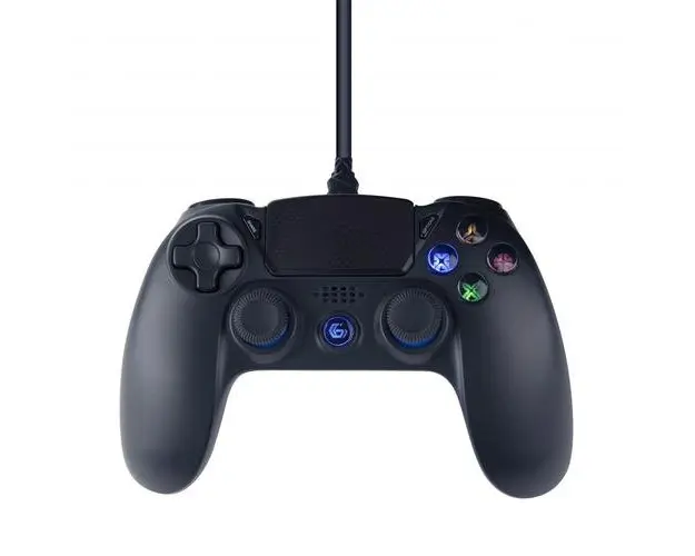 Controller Gembird JPD-PS4U-01, USB, pentru PC/PS4 (Negru)