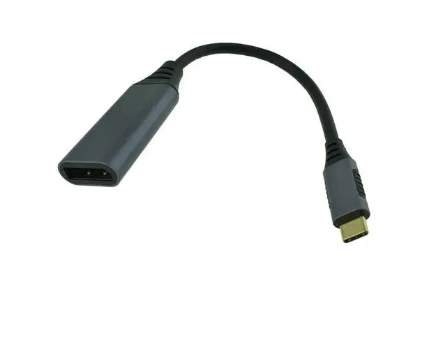 Adaptor video Gembird A-USB3C-DPF-01, Displayport la USB-C, 0.15m (Negru)
