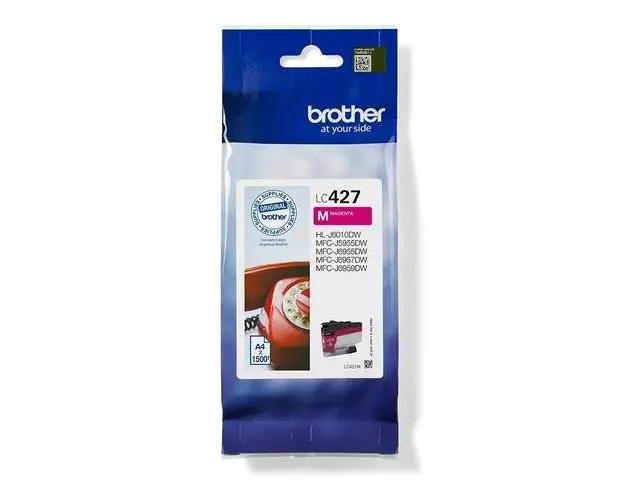 Cartus cerneala Brother LC427M, acoperire 1500 (Magenta)