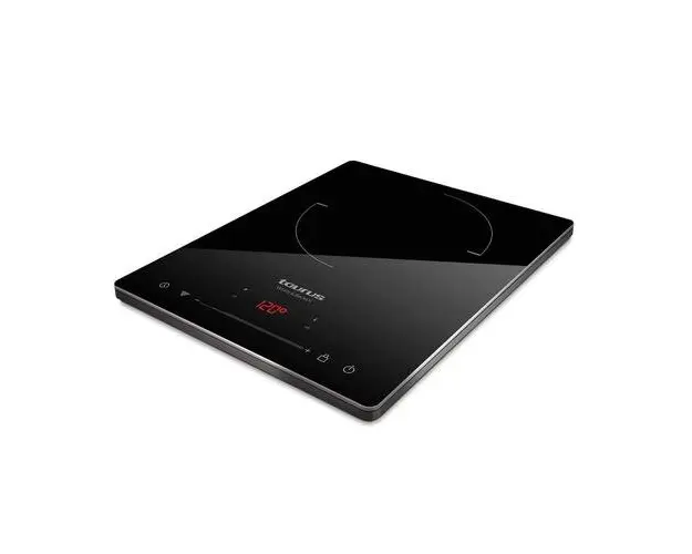 Plita cu inductie Taurus DARKFIRE, 2000 W, temperatura reglabila 60ºC la 240ºC, Timer 3 ore (Negru)