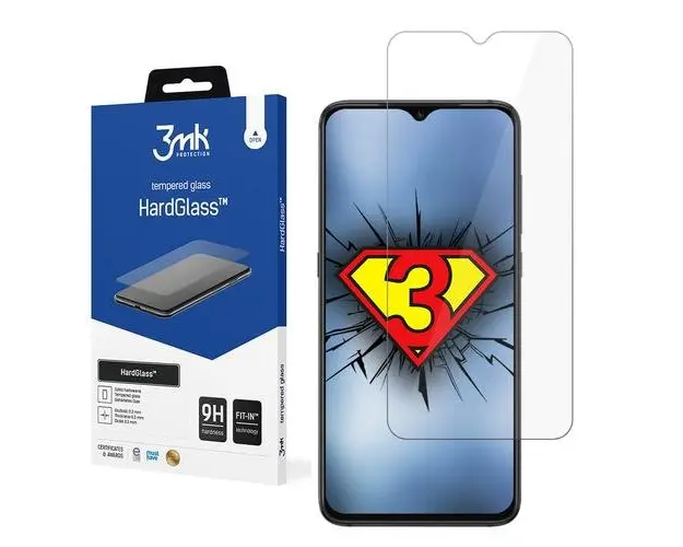 Folie protectie ecran, 3MK, HardGlass, Sticla securizata, Compatibila cu Xiaomi Redmi 9A / 9AT, 9H (Transparent)