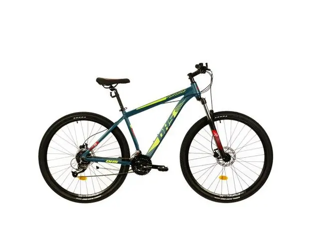 Bicicleta MTB DHS Terrana 2927, M, Roti 29inch, Frane Hidraulice pe disc, 24 viteze (Verde)