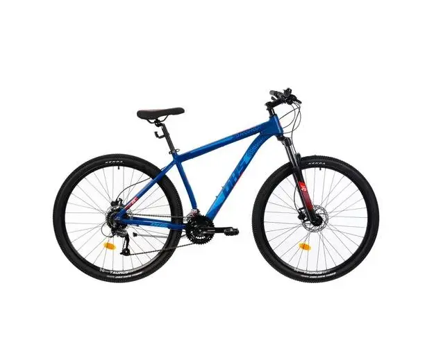 Bicicleta MTB DHS Terrana 2927, M, Roti 29inch, Frane Hidraulice pe disc, 24 viteze (Albastru)