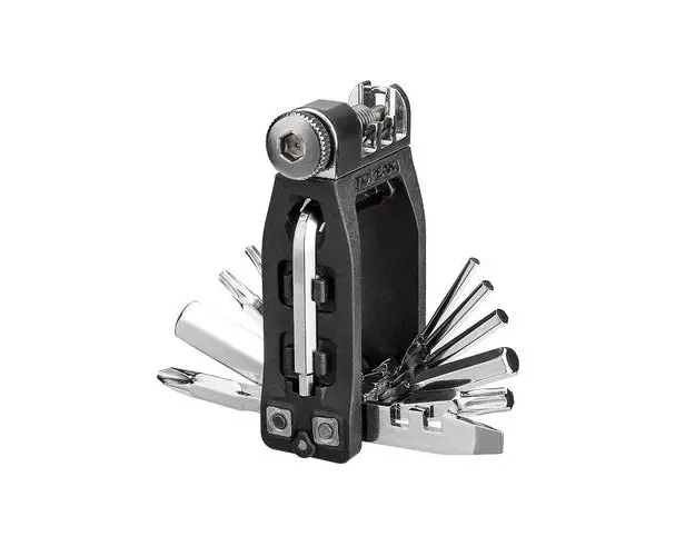 Set mini scule, Topeak, 16 functii, Ninja 16+ (Negru/Argintiu)