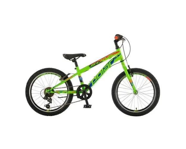 Bicicleta Copii Polar Sonic, Roti 20inch, Frane V-Brake, 6 viteze (Verde)