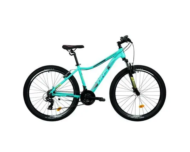 Bicicleta Mtb DHS Terrana 2722, M, Roti 27.5inch, Frane V-Brake, 21 viteze (Albastru)