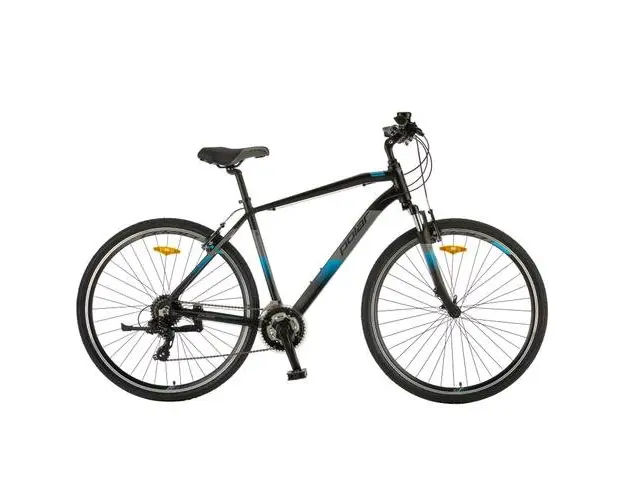 Bicicleta Trekking Polar Forester Comp - 28 inch, L-XL (Negru/Albastru)