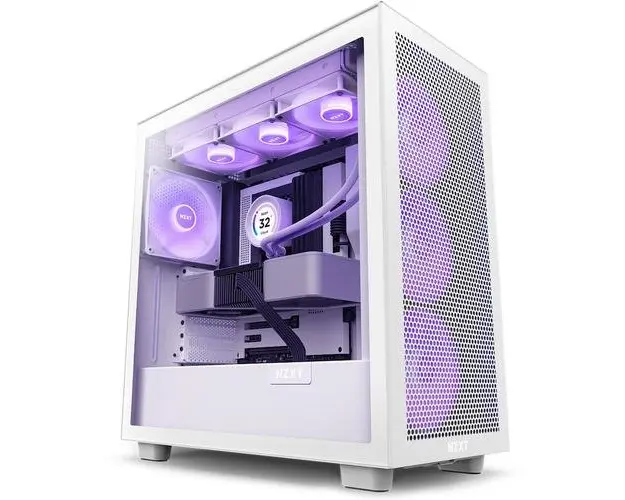 Carcasa NZXT H7 Flow RGB (Alb)