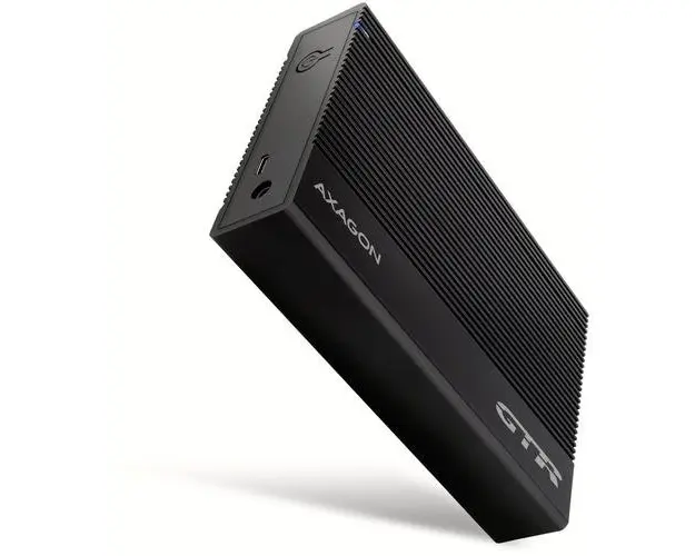 Rack extern Axagon EE35-GTR, USB-C 3.2 Gen 1 - SATA, 3.5inch (Negru)