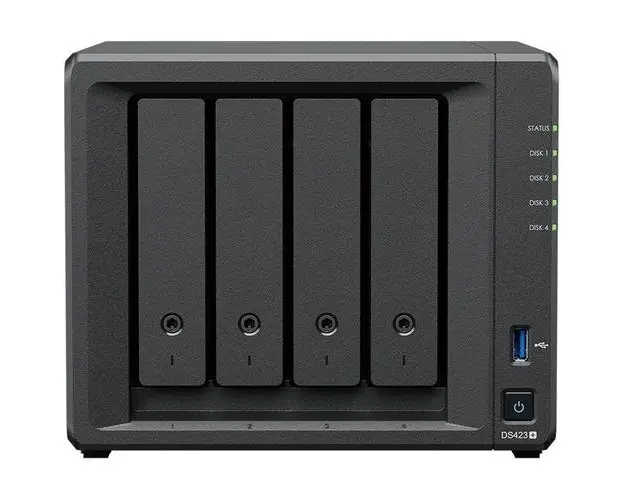 Network Attached Storage Synology DiskStation DS423+, Procesor Intel Celeron J4125 Dual Core 2Ghz, 2 GB DDR4, 4-Bay