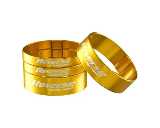 Set distantiere Reverse Ultra-Light 1.1/8 aluminiu, Aurii