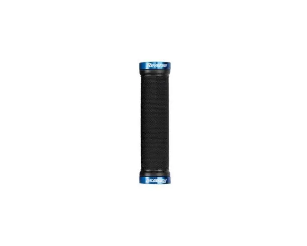 Set mansoane Reverse Components Classic Lock-On, 130/29mm (Negru/Albastru)