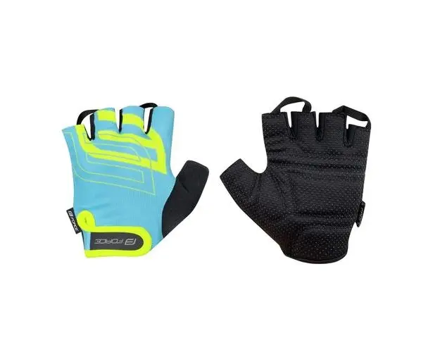 Manusi Ciclism Force Sport, S (Albastru/Negru)