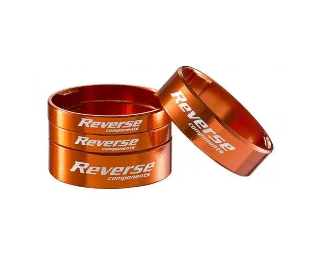 Set distantiere Reverse 1.1/8 aluminiu, Portocaliu